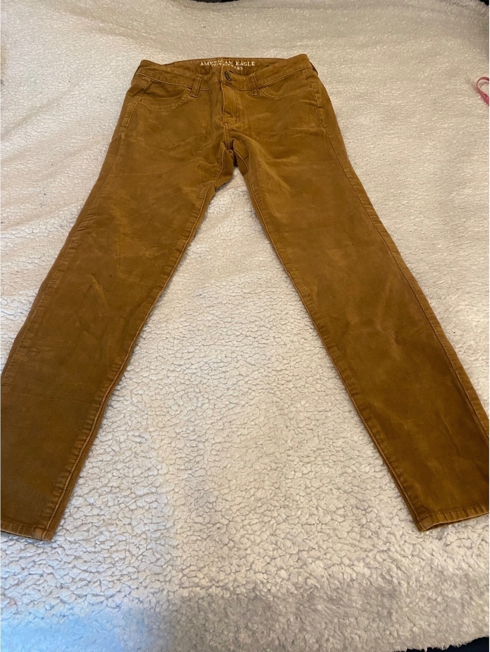 American Eagle Women’s Size 4 Jegging Brown Corduroy Pants 360 Super Stretch
